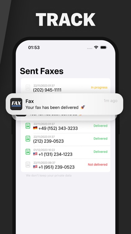 FAX from iPhone - Send Doc screenshot-5
