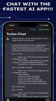 turbo chat assistant keyboard iphone screenshot 1