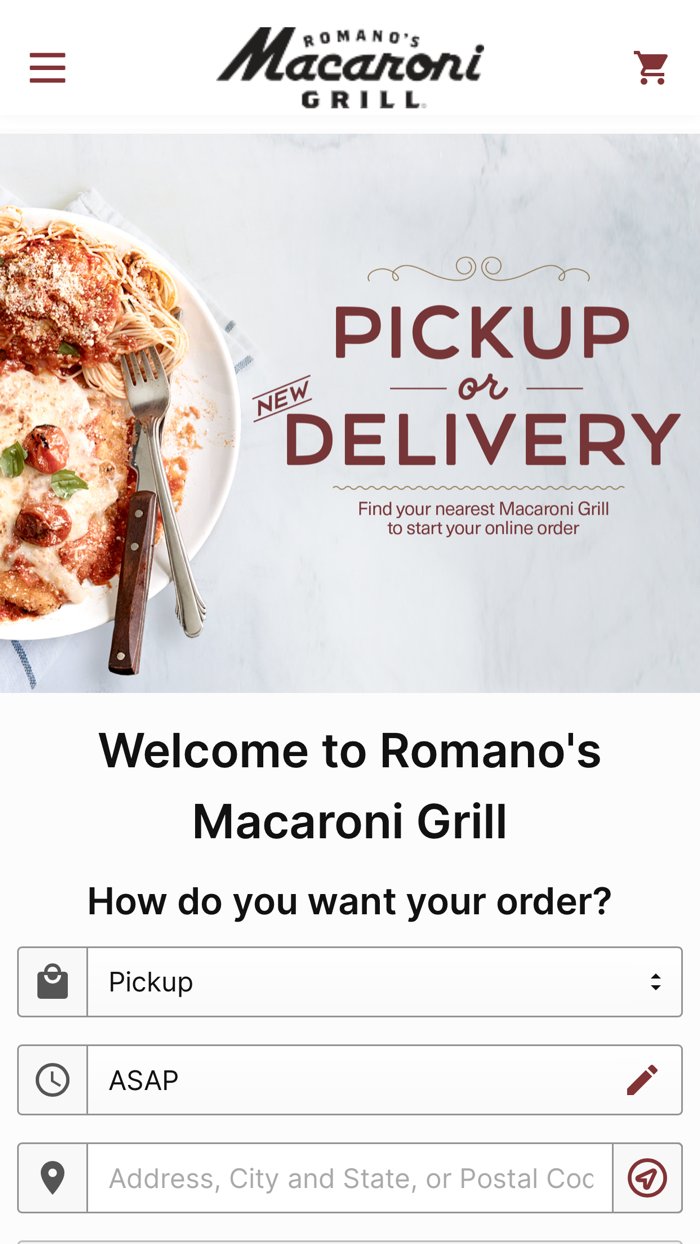 Macaroni Grill Ordering