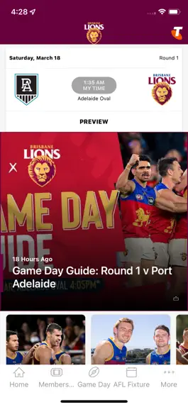 Game screenshot Brisbane Lions Official App mod apk