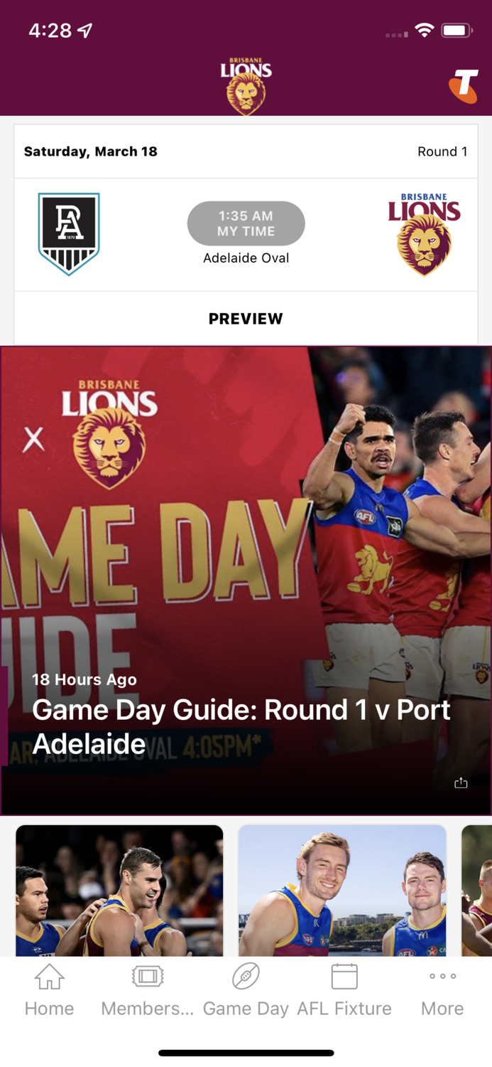 Brisbane Lions Official App