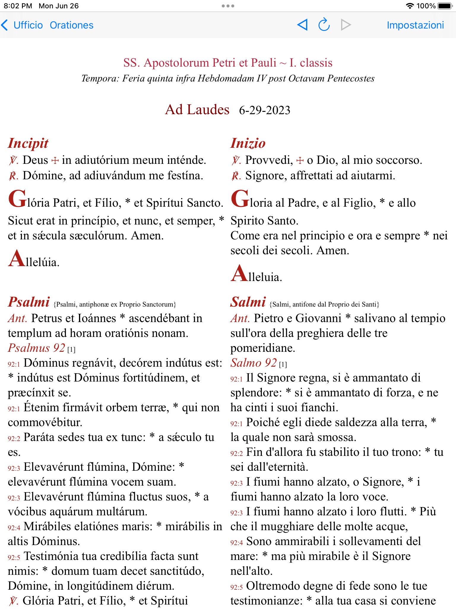 Breviarium Meum HD screenshot 2