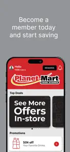 Planet Mart Perks screenshot #1 for iPhone