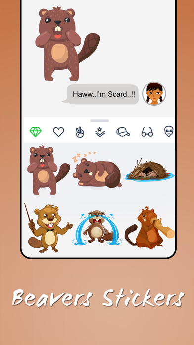Beavers Stickers Screenshot