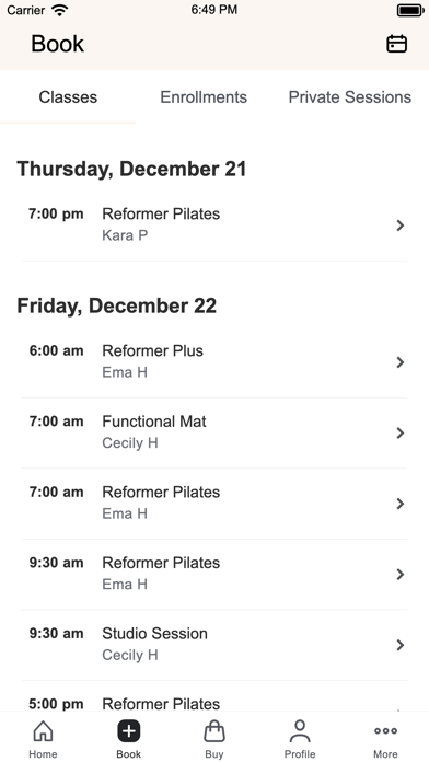 Alive Yoga & Pilates Screenshot