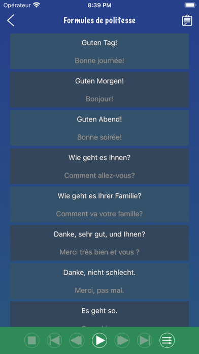 Screenshot #2 pour Phrase allemande