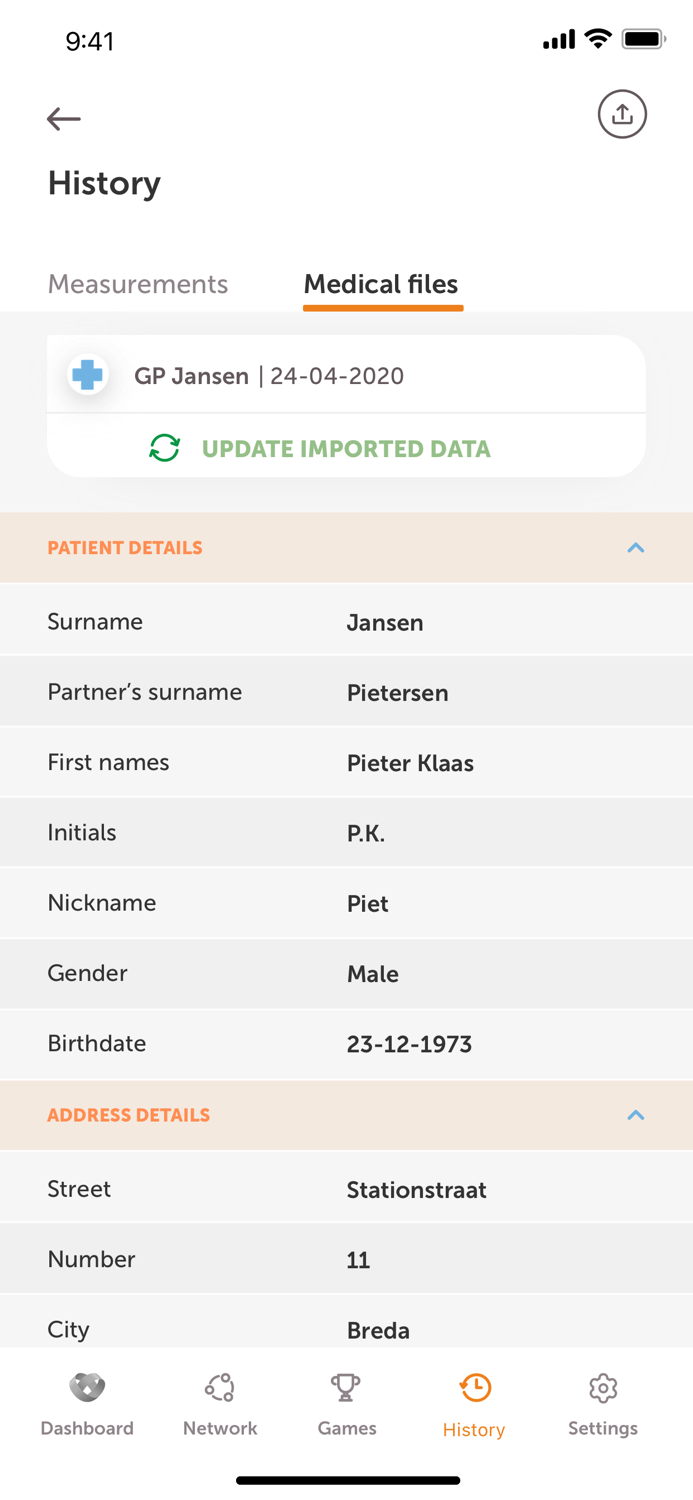 Selfcare - Your Health Data
