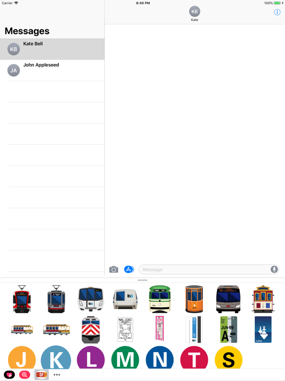 Screenshot #4 pour San Francisco Transit Stickers