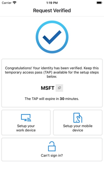 Microsoft Identity Pass