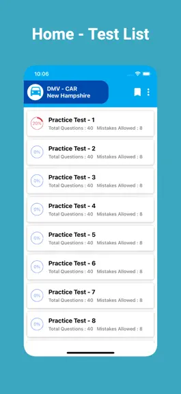 Game screenshot NH DMV Permit Test mod apk