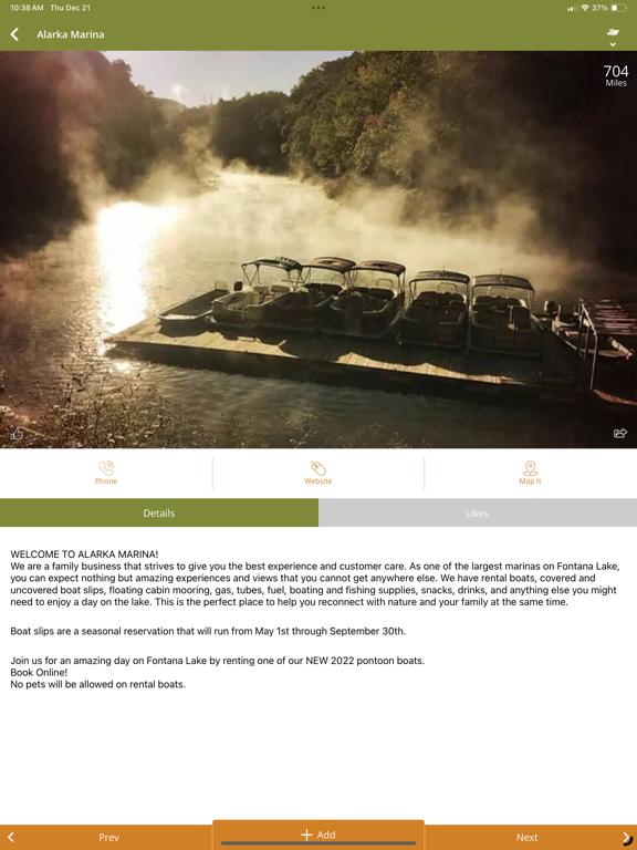 Bryson City iPad screenshot 5 - Travel app