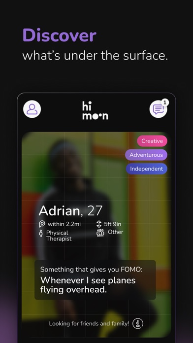 HiMoon: LGBTQ+ Dating & Chat Screenshot