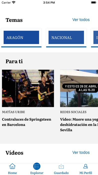 Heraldo de Aragón Screenshot