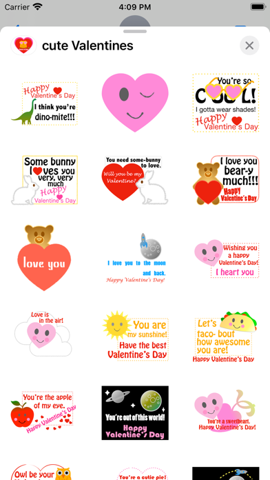cute Valentine greetings Screenshot