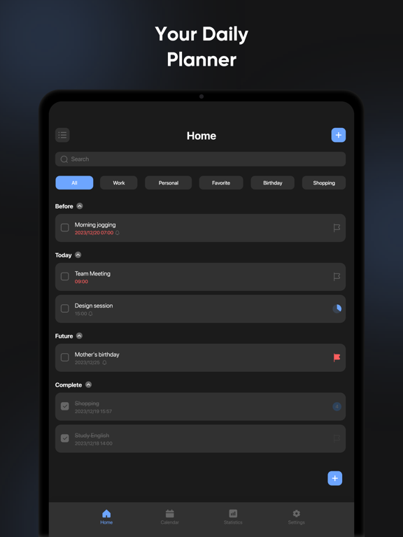Screenshot #4 pour Daily Task Scheduler