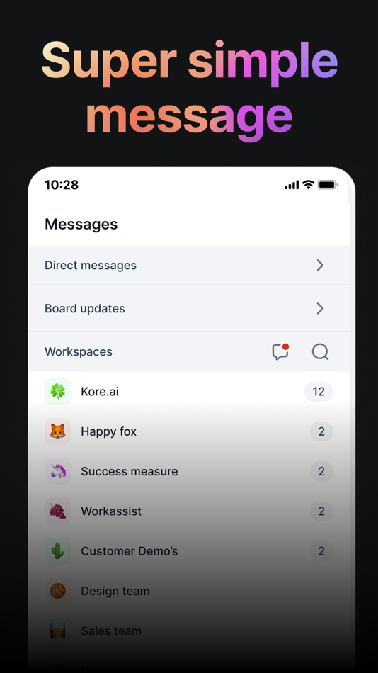 #2. Workspace.ai - Kore.ai (iOS) 由: Kore.ai, Inc.