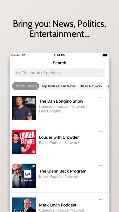 DAN Podcast App Screenshot