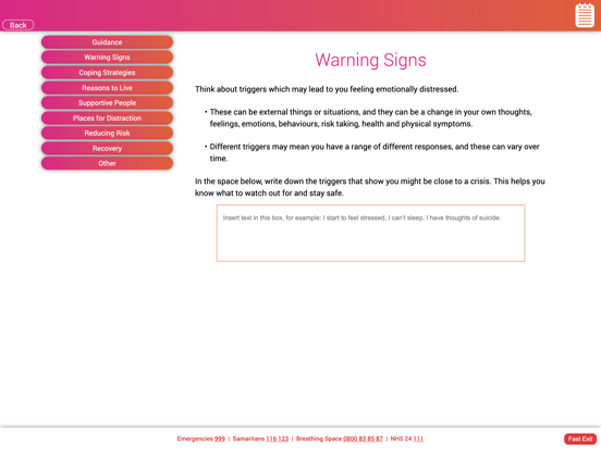 Screenshot #6 pour Suicide? Help! Tayside