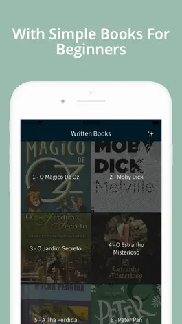 Game screenshot Portuguese Reading Audio Books apk
