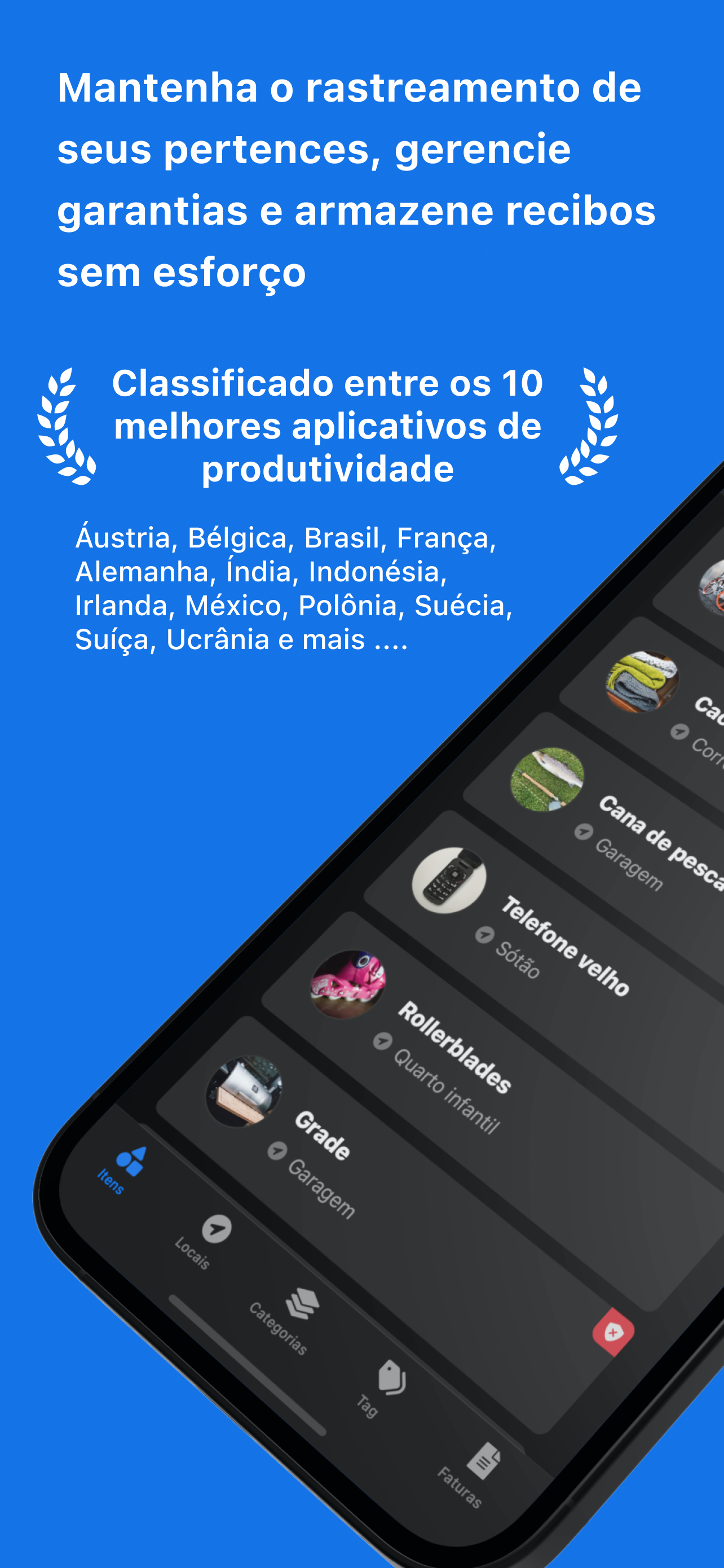 Itemido: home Inventário