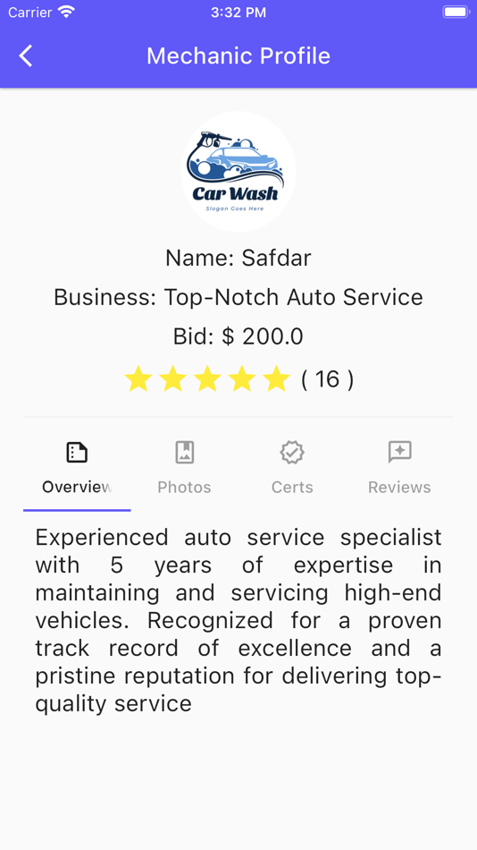 #4. AutoComforts Client (iOS) 由: Adil Ali