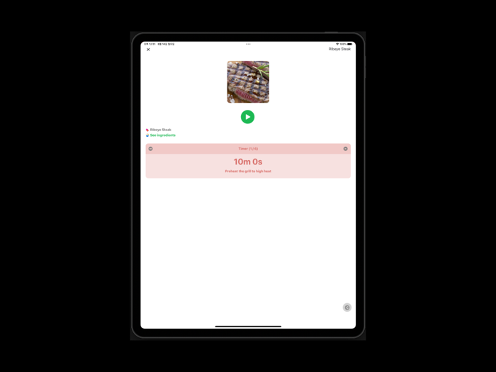 Multi Kitchen Timers and Recipes
