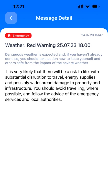 RapidAlerts - Always on time