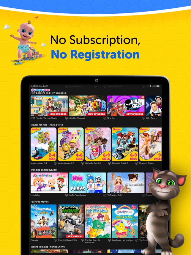 HappyKids - Popular Shows, Movies and Educational Videos for  Children::Appstore for Android