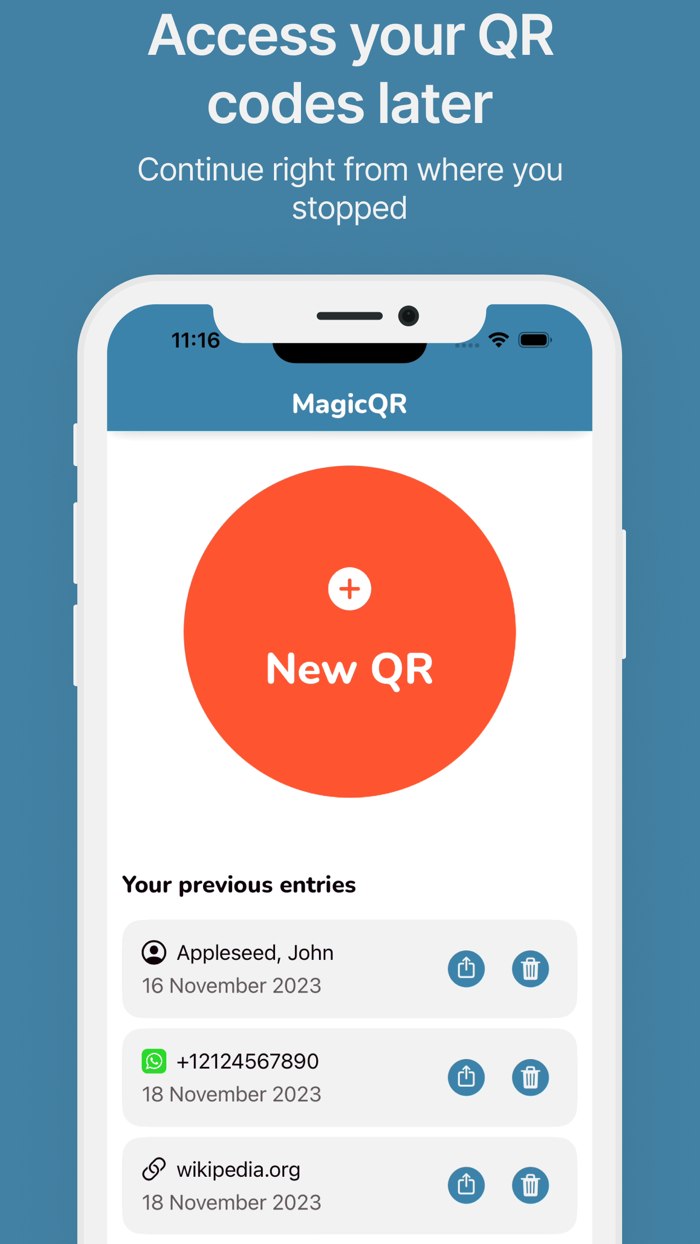 Magic QR code generator