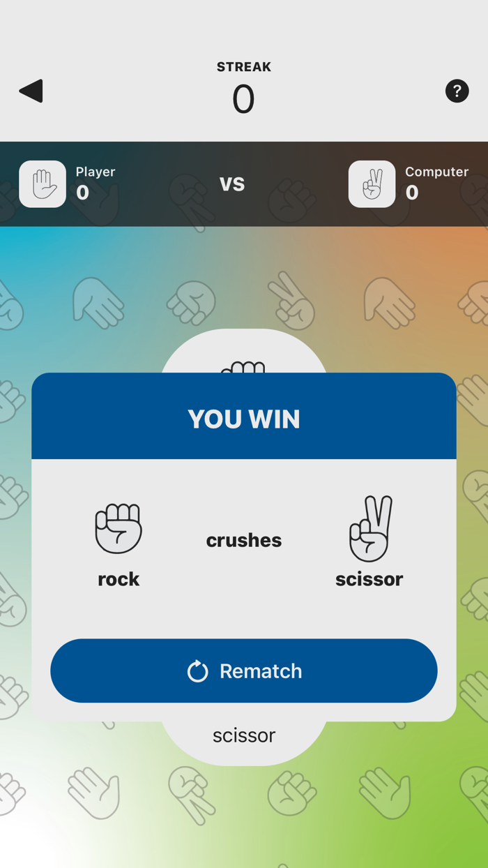 The Rock The Paper The Scissor