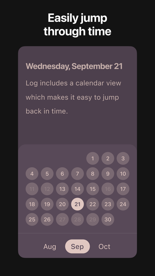 #2. Log Notebook (iOS) Podle: Brendan Aronoff