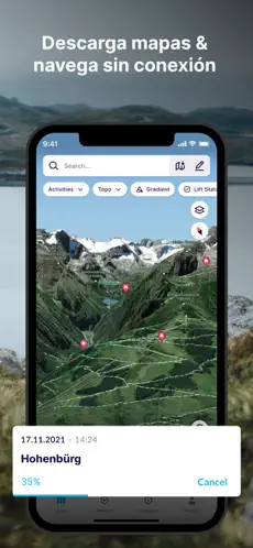 Imágen 6 FATMAP: Esquí, Trek, Ciclismo iphone