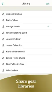 roster: gear organizer iphone screenshot 3