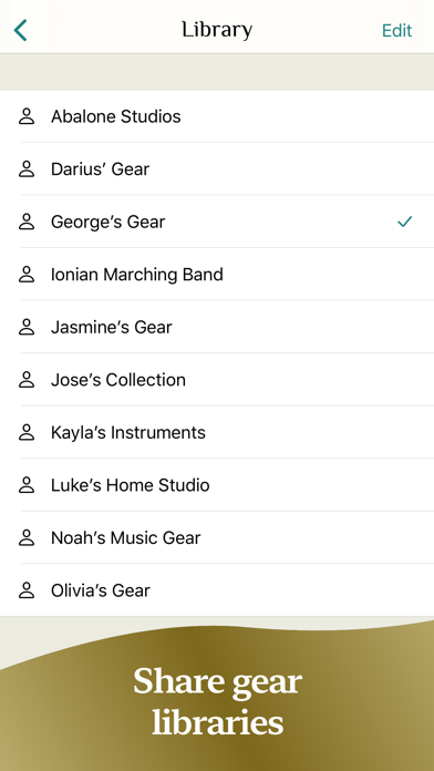 Roster: Gear Organizer Screenshot