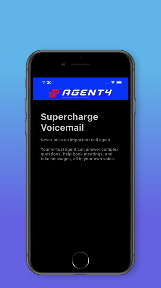 #1. Agent4: AI Voicemail Manager (iOS) 来自: Agent4 LLC