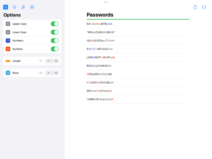 Sklv Password Generator