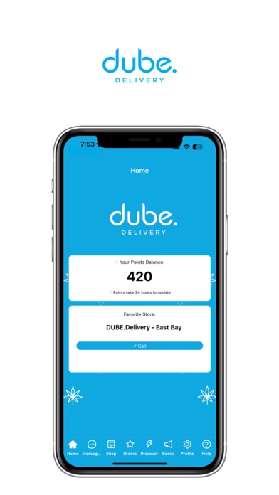 DUBE.Delivery. Screenshot