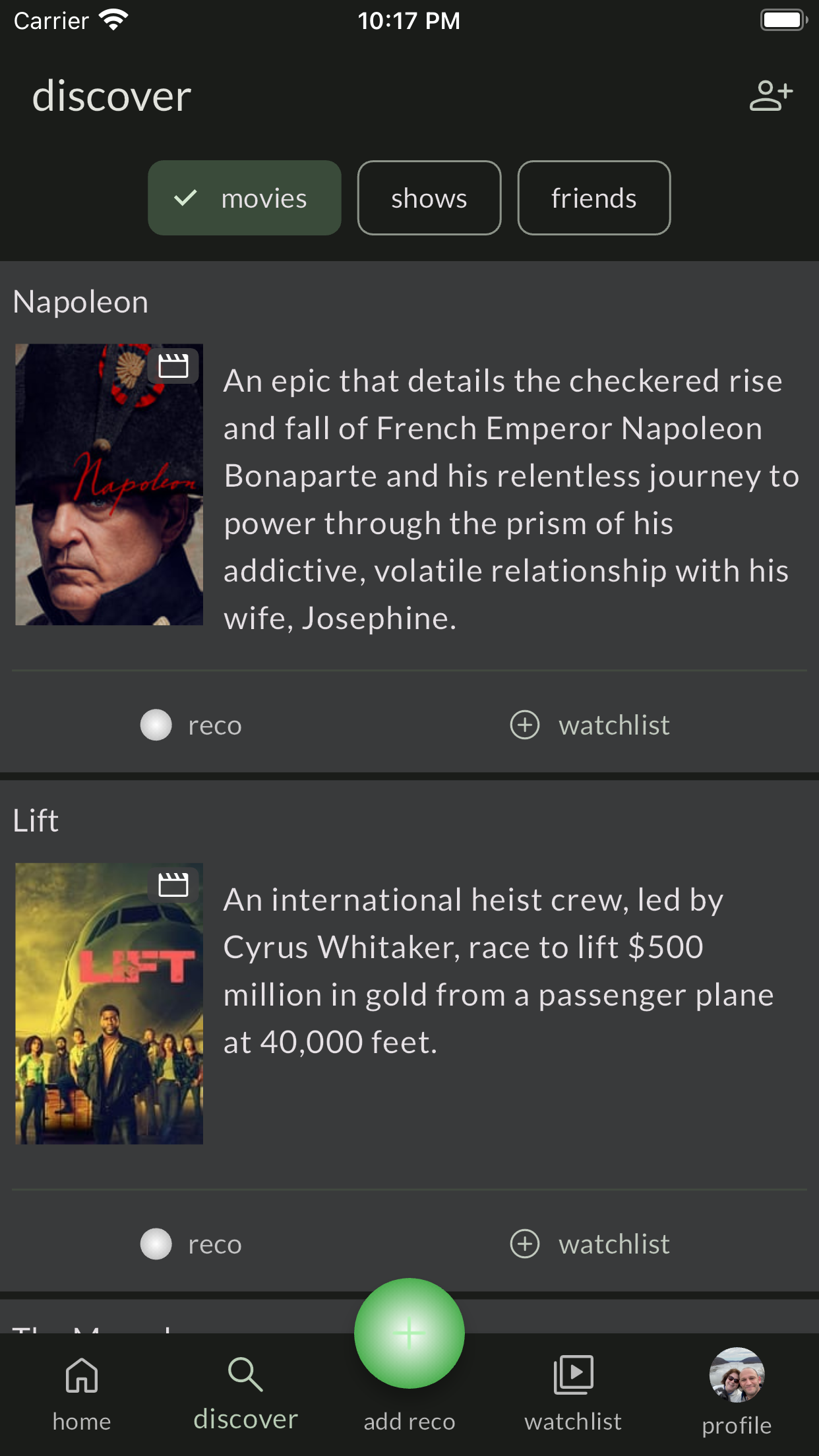 reco - What to Watch