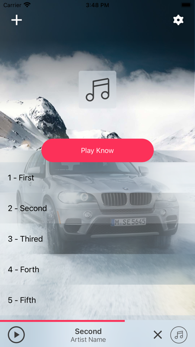 مشغل الموسيقي - SM Player Screenshot
