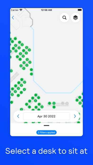 OurSpace Booking Screenshot