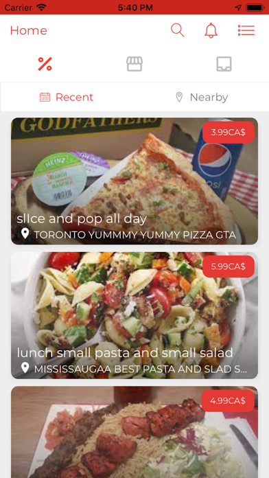 Grababite365 Screenshot