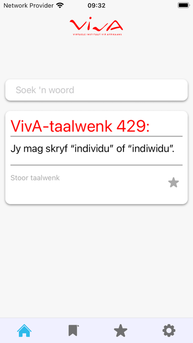 VivA-woordeboekapp Screenshot