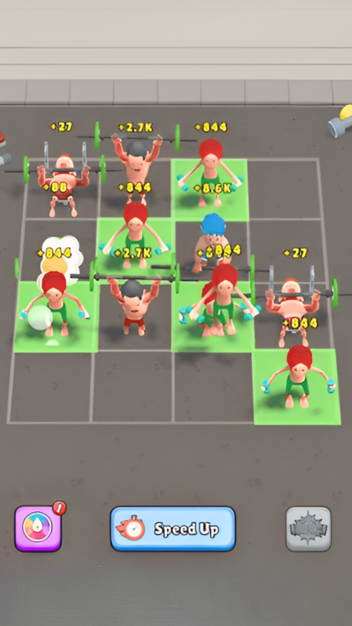 Idle Merge Gym-MMA Ring Fight