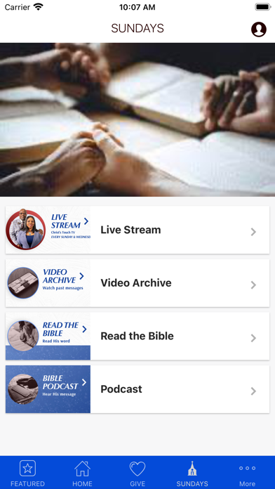 Christ's Touch Ministries Screenshot