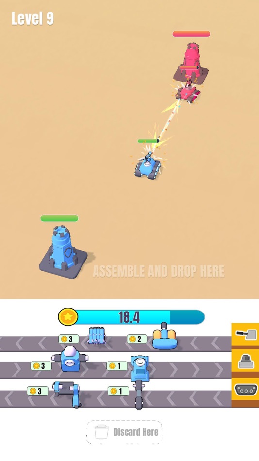 #2. Armored Assembly (iOS) 由: Kolpoverse Studios