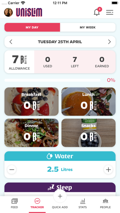 Unislim ClubHub Screenshot