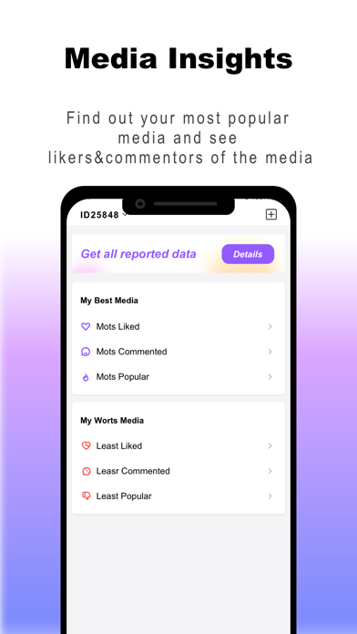 Followers Reports for ig Pro Screenshot