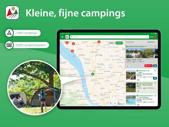 ACSI Klein & Fijn Kamperen-app iPad app afbeelding 1