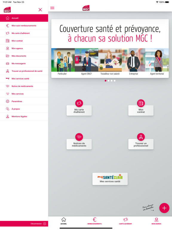 Screenshot #5 pour Mutuelle MGC – Espace Adhérent
