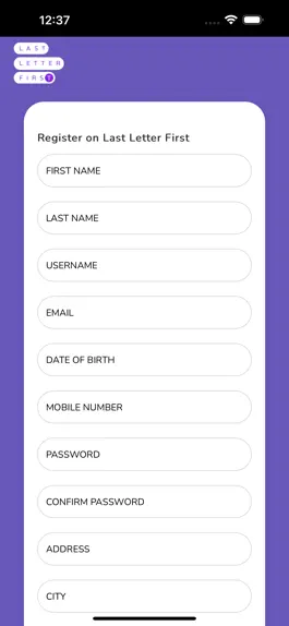 Game screenshot Last Letter First apk